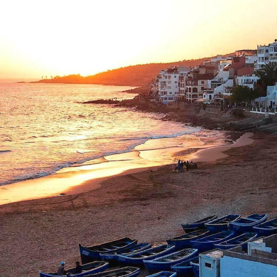 Bouad Seafront Apartments & Rooms Taghazout Exterior foto